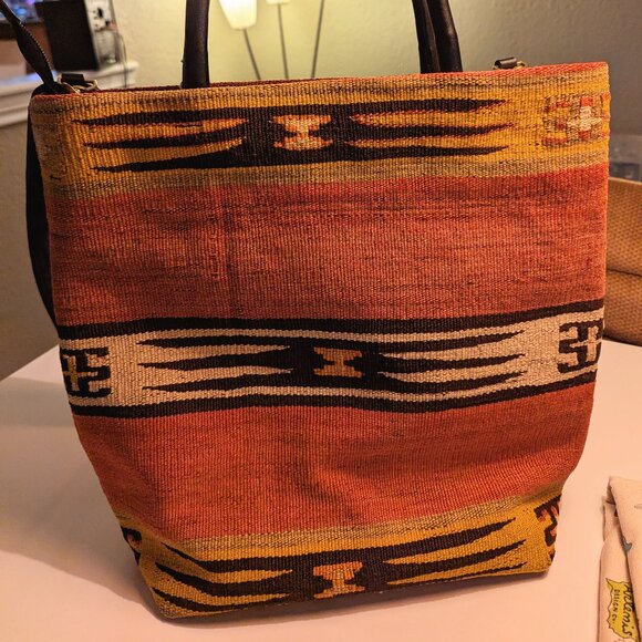 NWT Artemis Design Co. Kilim Tote Bag ~ One of a Kind pattern - Picture 5 of 16
